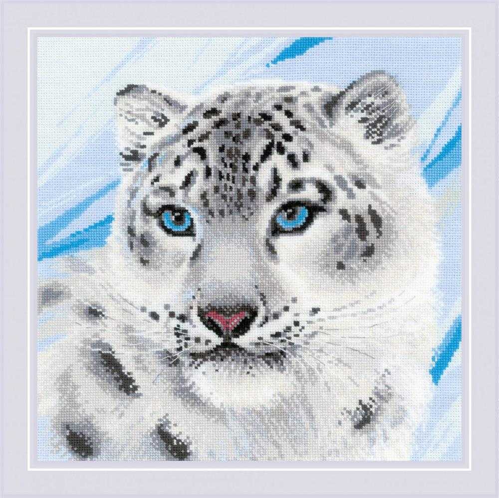 Riolis Cross Stitch Kit - Snow Leopard