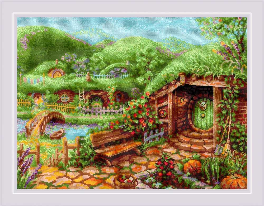 Riolis Cross Stitch Kit - Green Hills