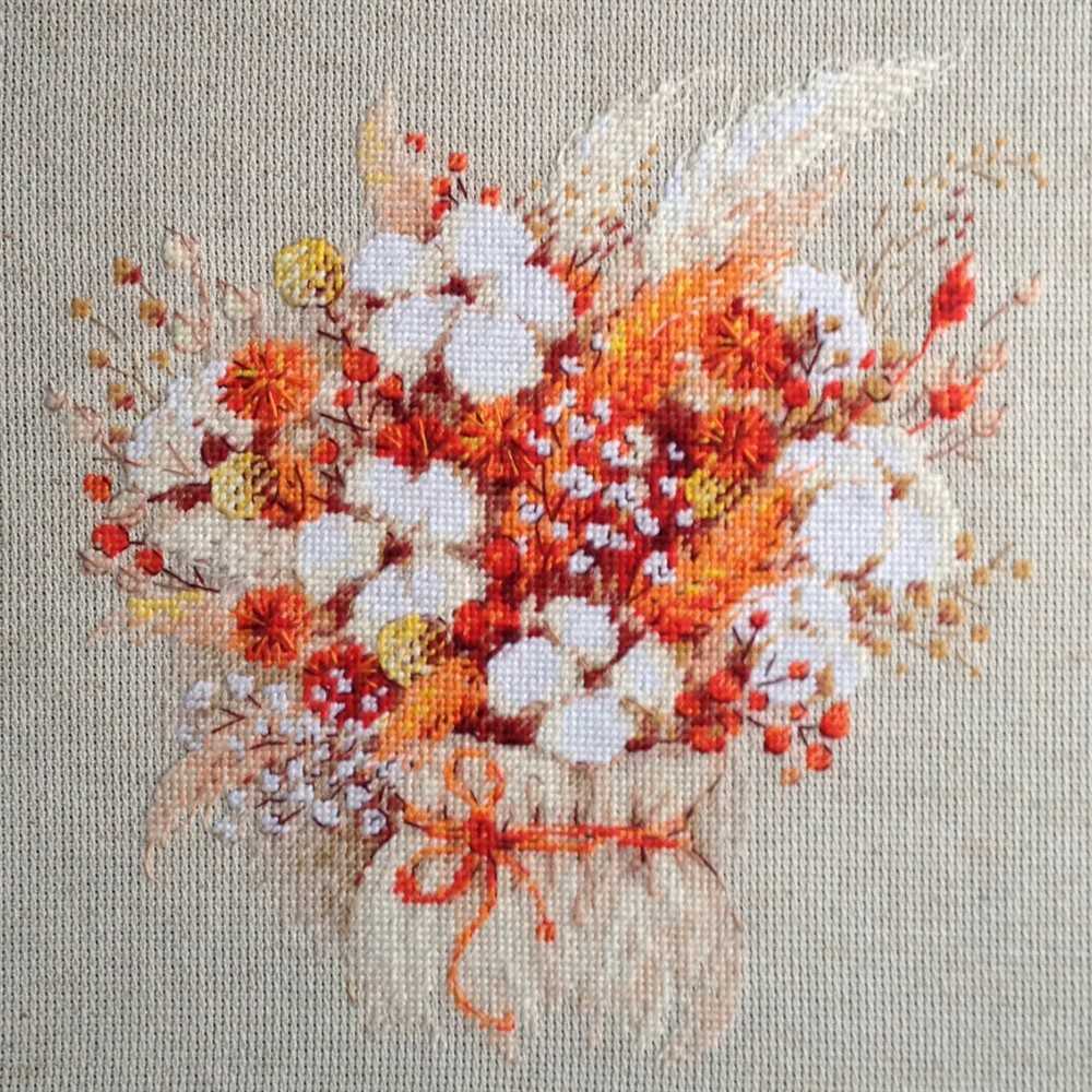 Riolis Cross Stitch Kit - Lagurus and Cotton