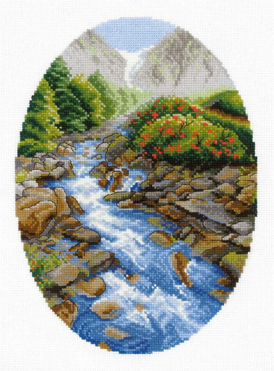 Riolis Cross Stitch Kit - Upstream