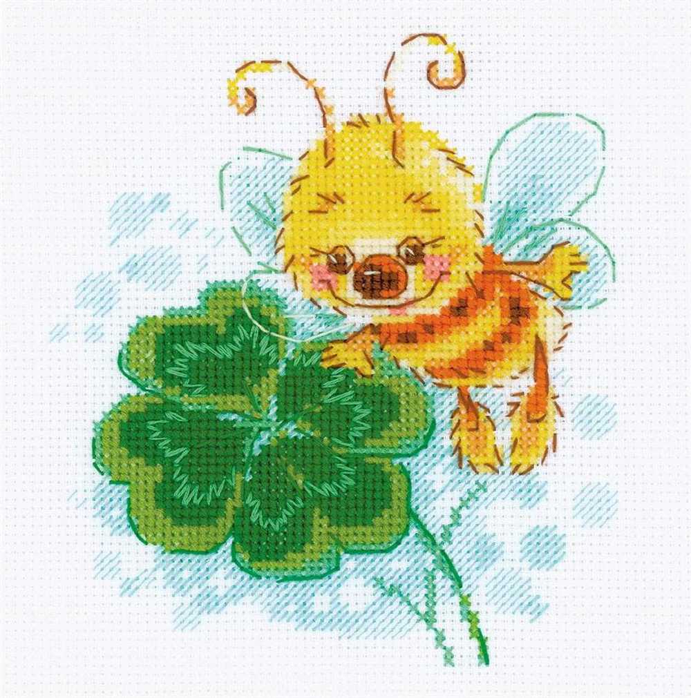 Riolis Cross Stitch Kit - Lucky Clover