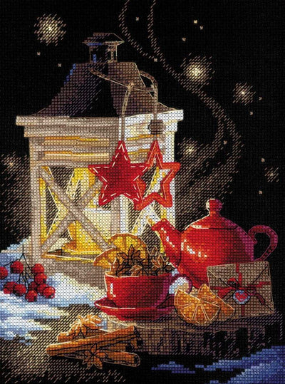 Riolis Cross Stitch Kit - Winter Tea Time