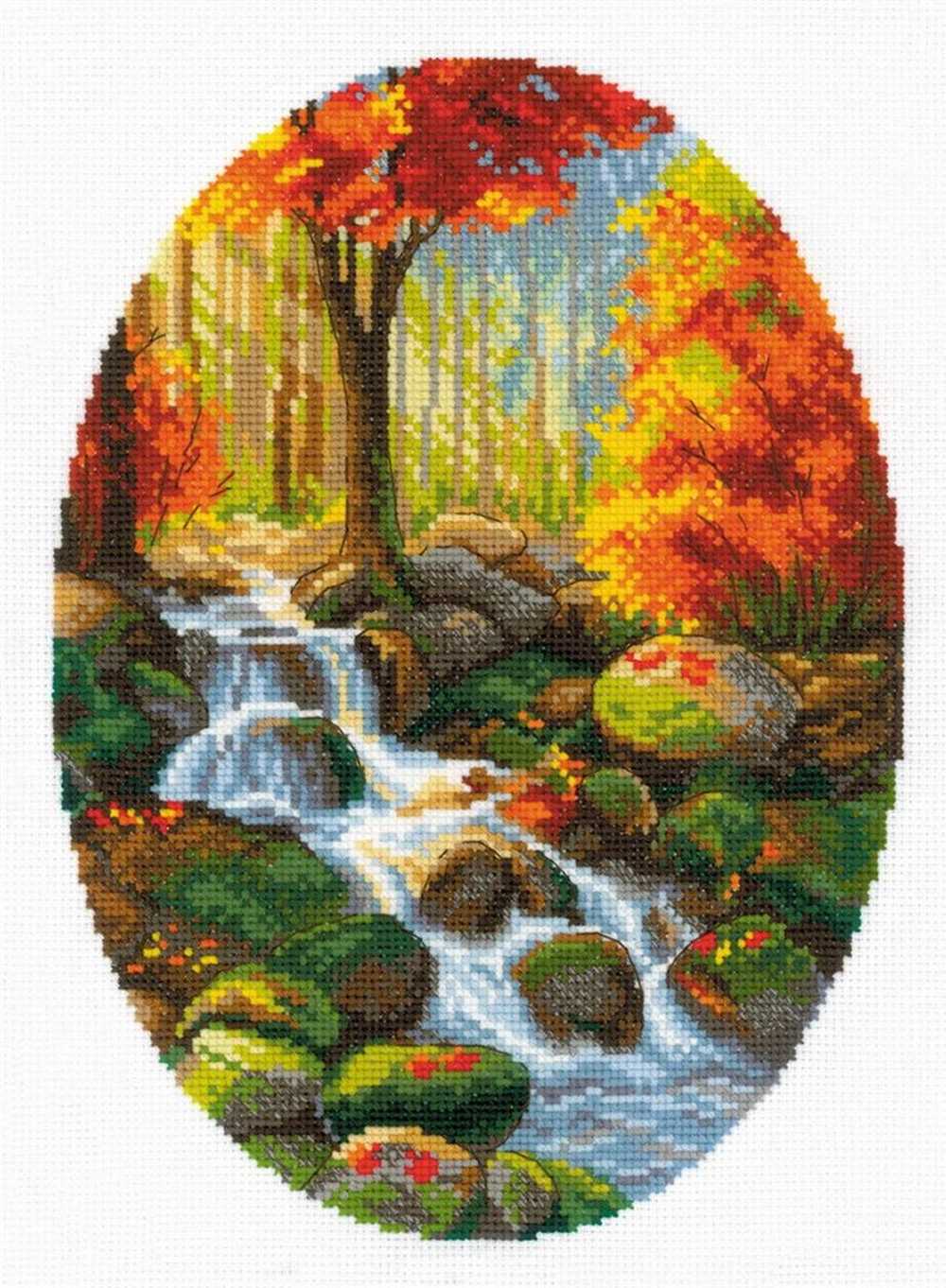 Riolis Cross Stitch Kit - Autumn Foliage