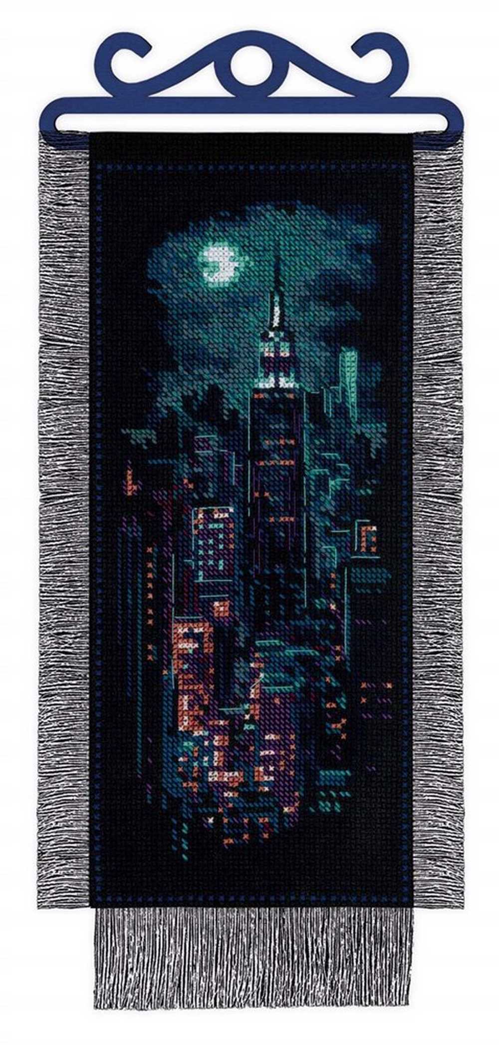 Riolis Cross Stitch Kit - New York at Night