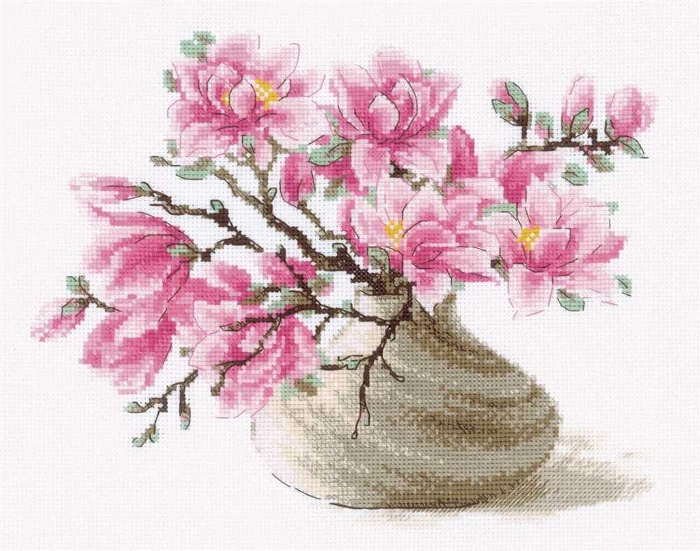 Riolis Cross Stitch Kit - Southern Magnolia