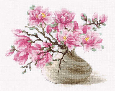 Riolis Cross Stitch Kit - Southern Magnolia