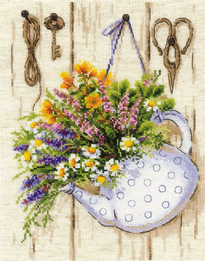 Riolis Cross Stitch Kit - Summer Tea