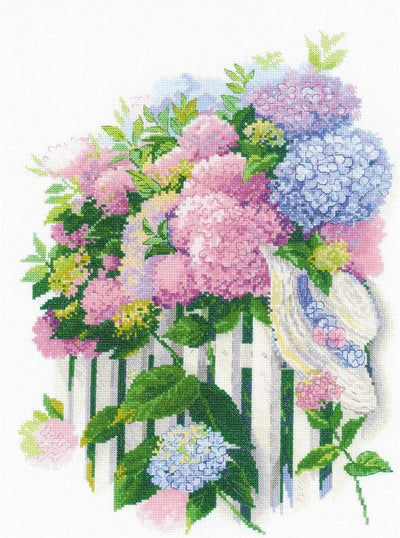 Riolis Cross Stitch Kit - Hydrangea Garden