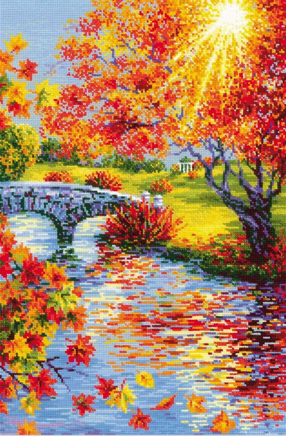 Riolis Cross Stitch Kit - Sunny Autumn