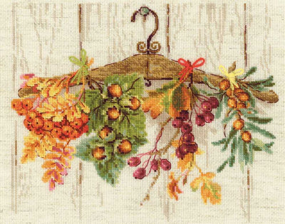 Riolis Cross Stitch Kit - Gifts of Autumn