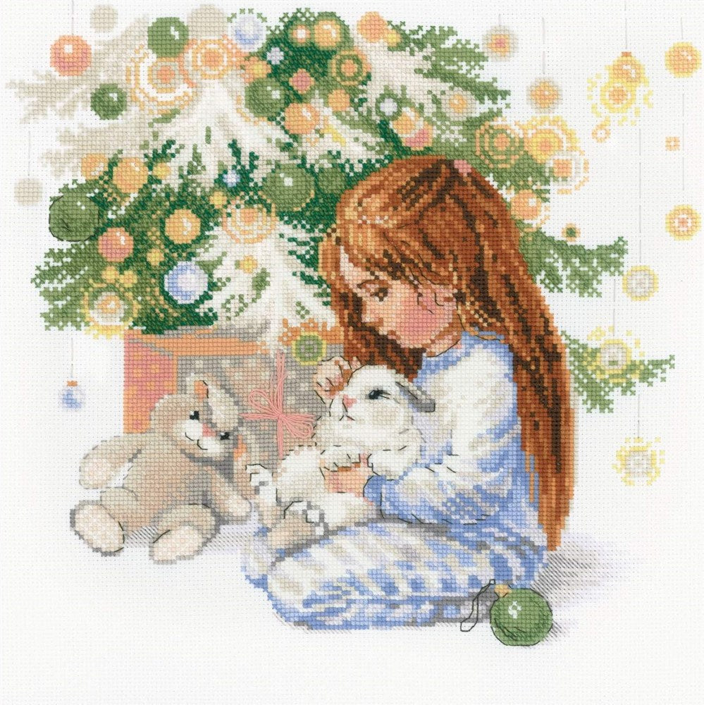 Riolis Cross Stitch Kit - My Beloved Bunnies