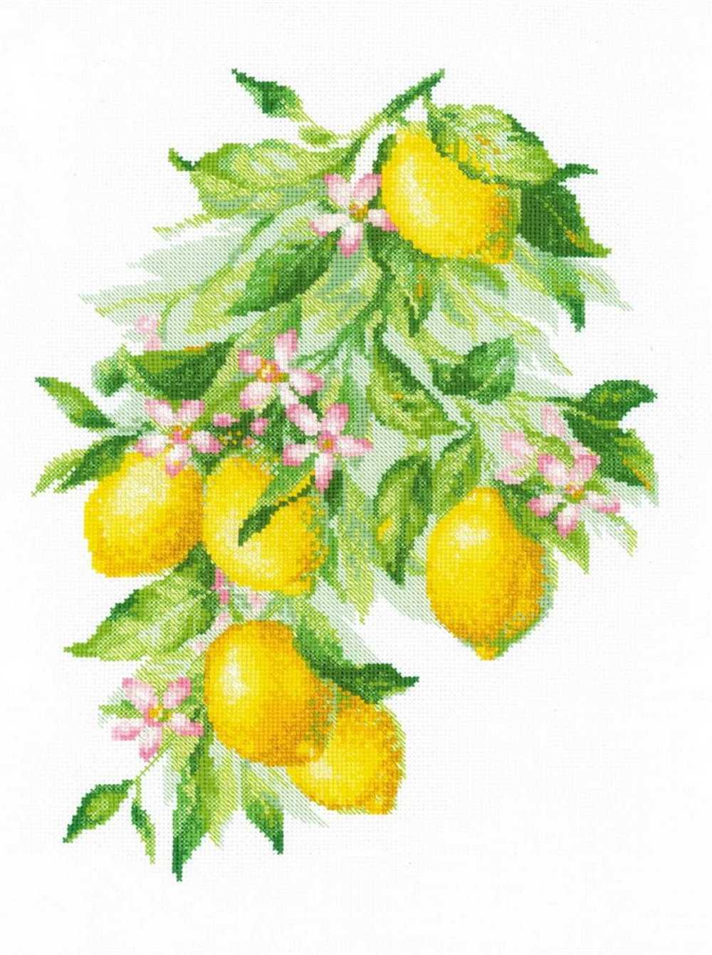 Riolis Cross Stitch Kit -Bright Lemons