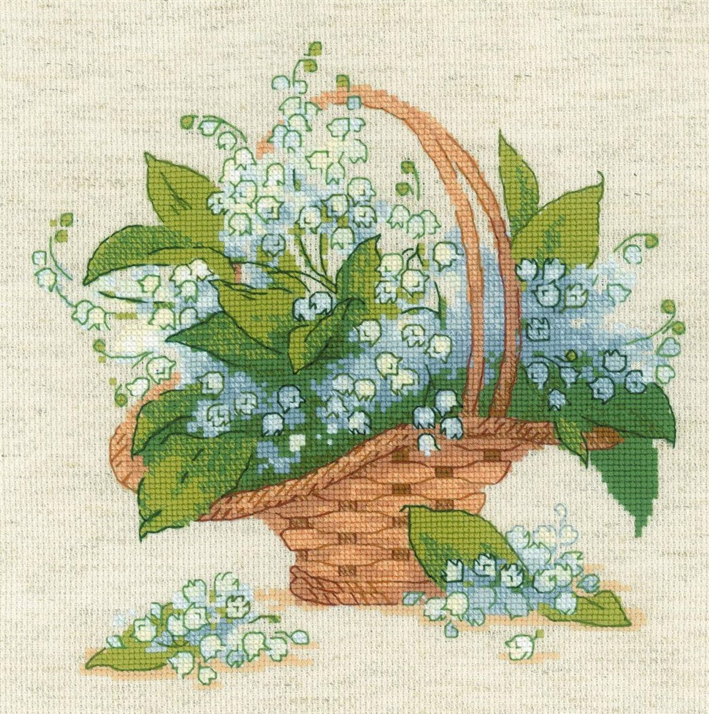 Riolis Cross Stitch Kit - Forest Lily of the Valley