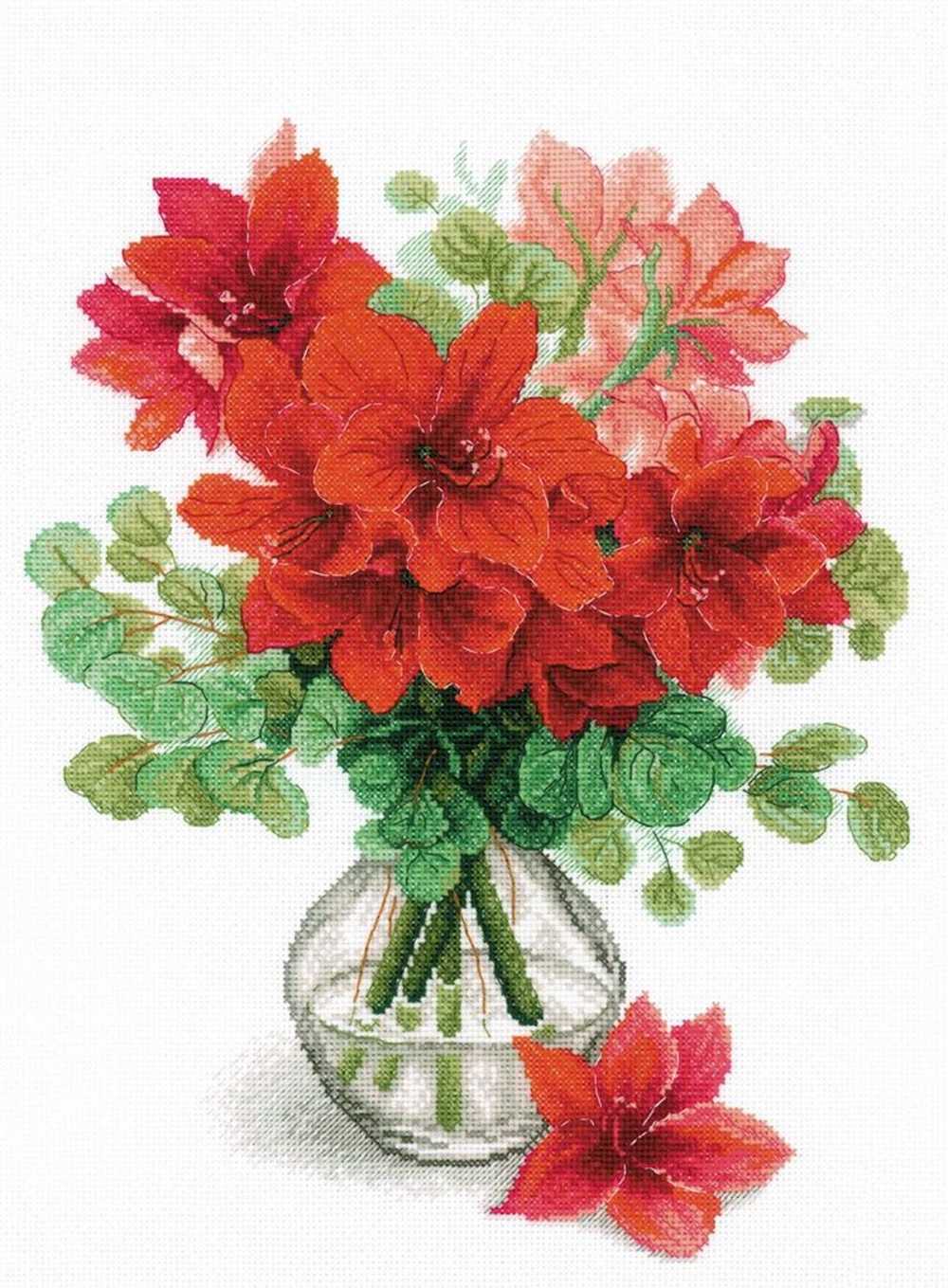 Riolis Cross Stitch Kit - Amaryllis