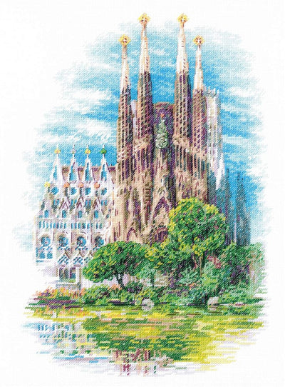 Riolis Cross Stitch Kit - Sagrada Familia