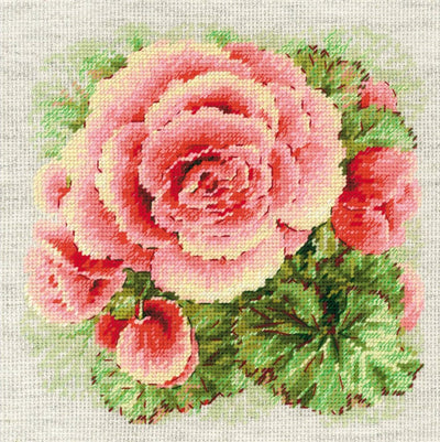 Riolis Cross Stitch Kit - Begonia