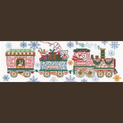 Riolis Holiday Train Cross Stitch Kit