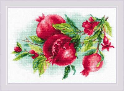 Riolis Juicy Pomegranate Cross Stitch Kit