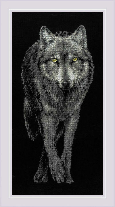 Riolis Alpha Wolf Cross Stitch Kit