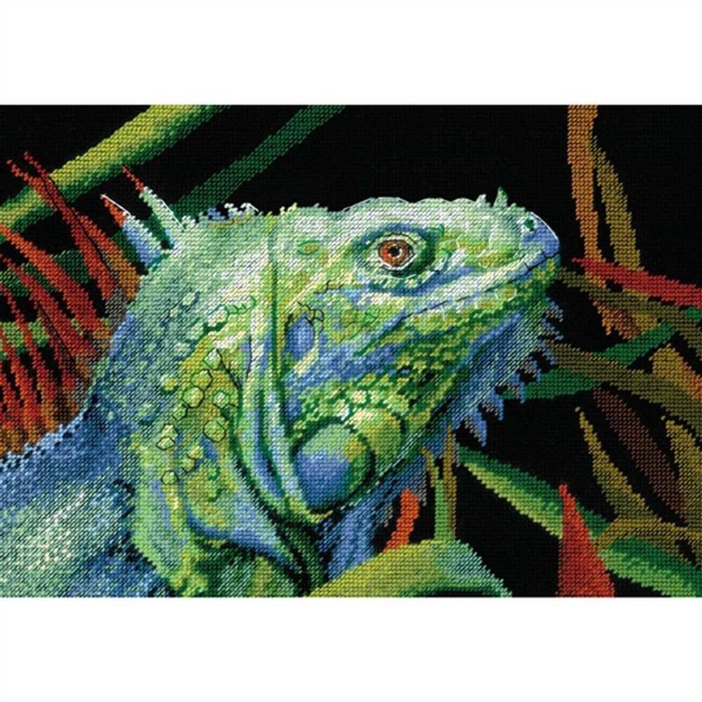 Riolis Cross Stitch Kit - Iguana