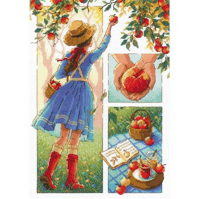 Riolis Cross Stitch Kit - Apple Day