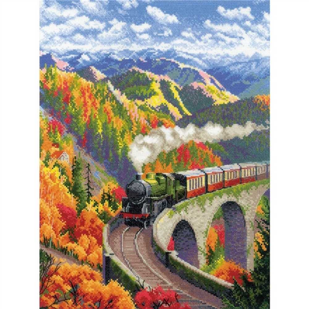 Riolis Cross Stitch Kit - Autumn Express