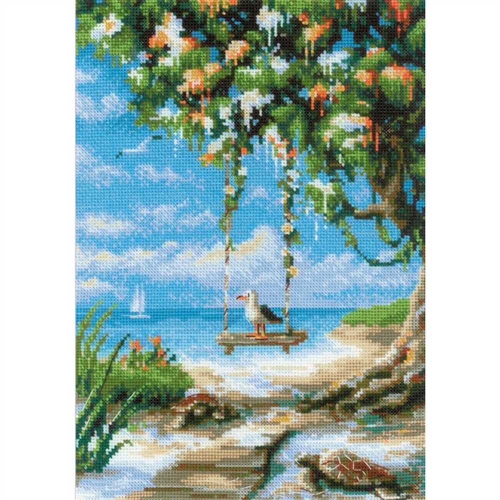 Riolis Cross Stitch Kit - Beach Swing