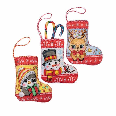 Christmas Stockings Cross Stitch Kit - Riolis