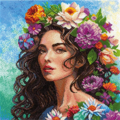 Riolis Cross Stitch Kit - Floral Muse