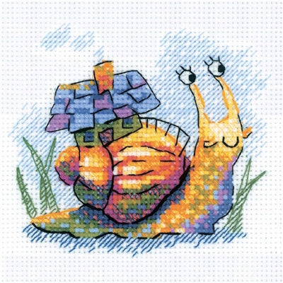 Riolis Cross Stitch Kit - Little Snail