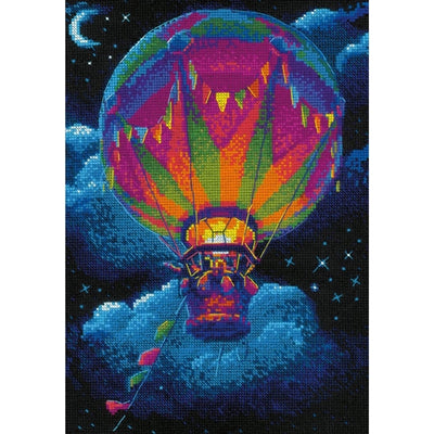 Hot Air Balloon Cross Stitch Kit ~ RIOLIS