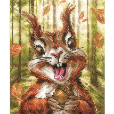Nutty Delight Cross Stitch Kit ~ RIOLIS