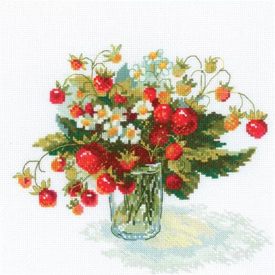 Riolis Cross Stitch Kit - Strawberry Delight