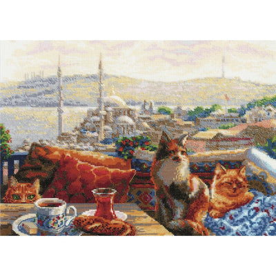 Riolis Cross Stitch Kit - Istanbul's Cats