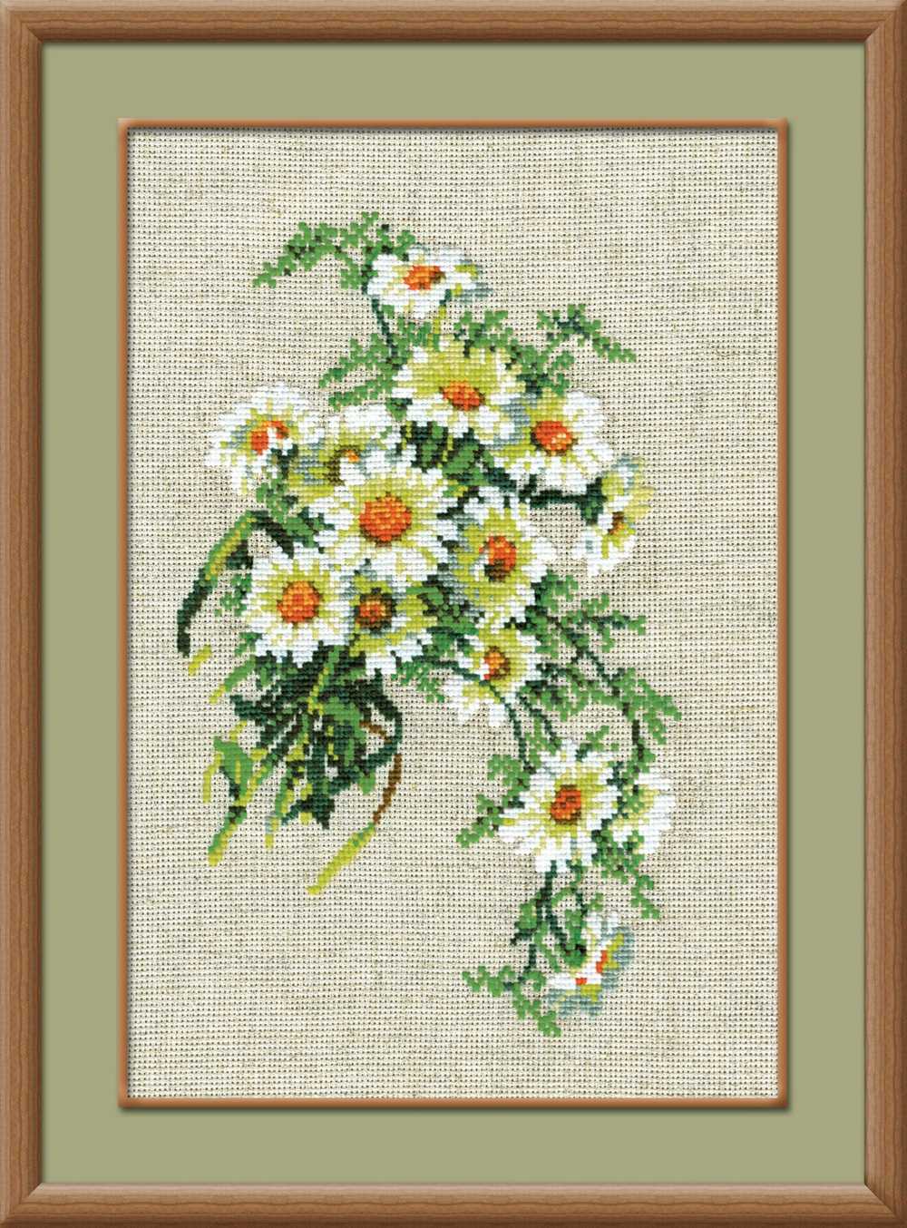 Riolis Cross Stitch Kit - Bouquet of Camomiles