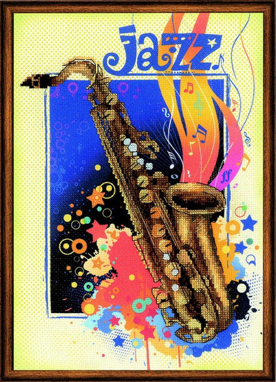 Riolis Embellished Cross Stitch Kit - Jazz