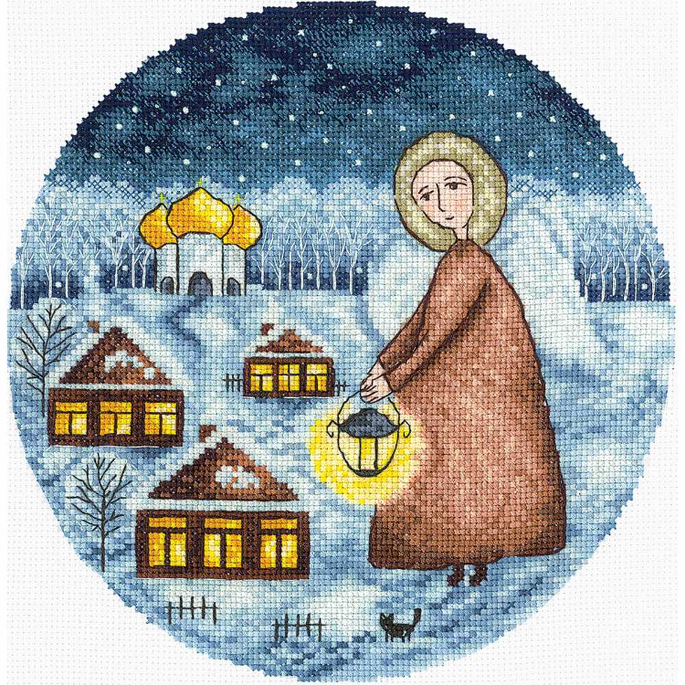 Christmas Angel Cross Stitch Kit - Andriana