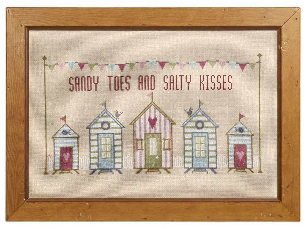 Sandy Toes Cross Stitch Kit Historical Sampler Co