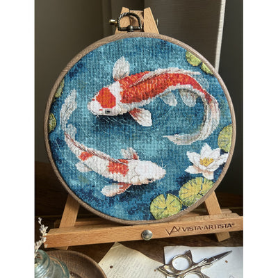 Carp Cross Stitch Kit - Andriana