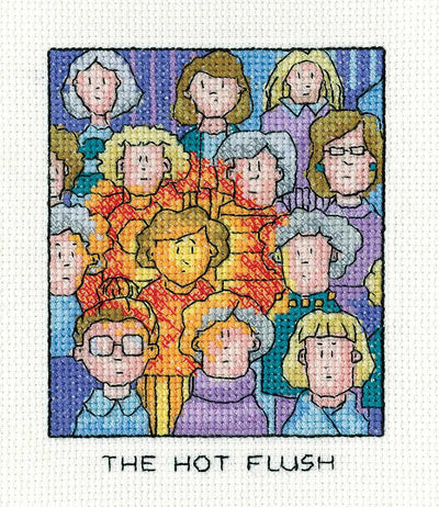 The Hot Flush  Cross Stitch Heritage Crafts