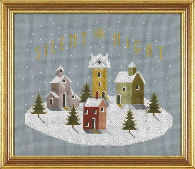 Silent Night Cross Stitch Kit Historical Sampler Co