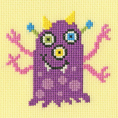 Massive Monsters Perry SKIP Cross Stitch Kit - Bothy Threads