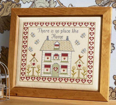 There is no Place Like Home Cross Stitch Kit Historical Sampler Co