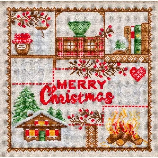 Merry Christmas Cross Stitch Kit ~ VDV