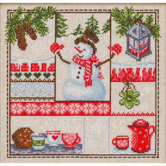 Happy Holidays Christmas Cross Stitch Kit ~ VDV