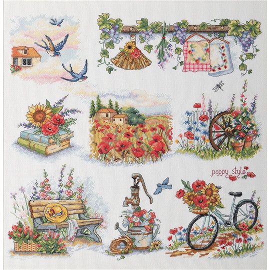 Summer Harmony Cross Stitch Kit ~ VDV