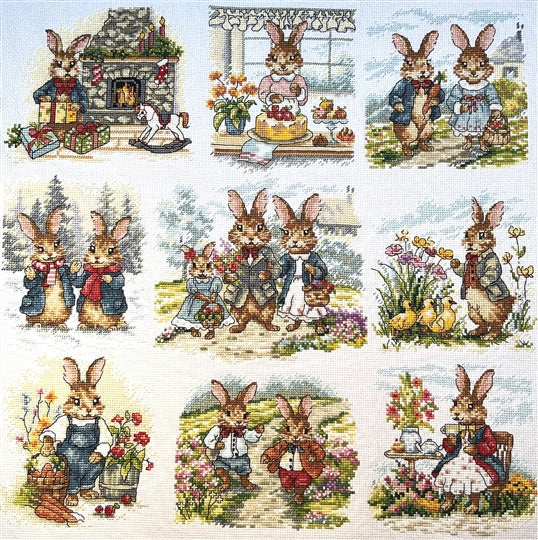 Family Stories Cross Stitch Kit ~ VDV