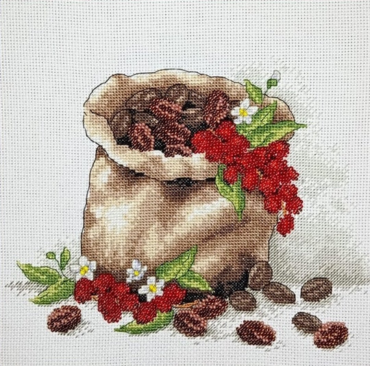 Coffee Cross Stitch Kit ~ VDV