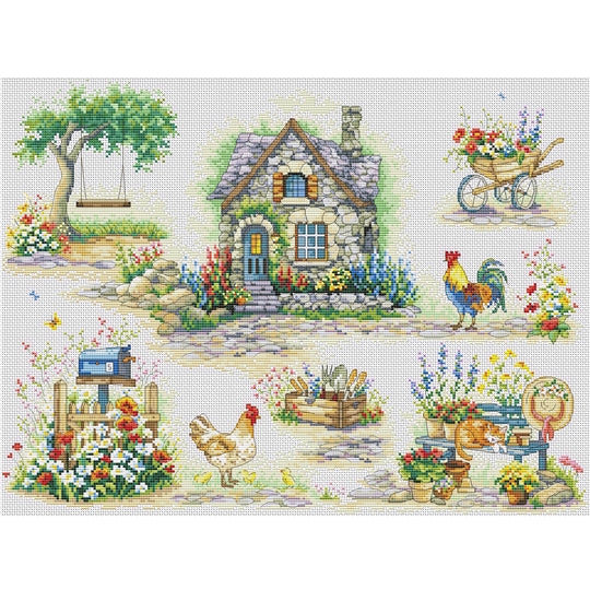 Relaxing Summer Cross Stitch Kit ~ VDV