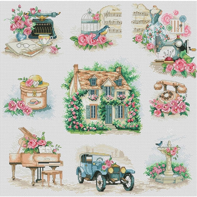 Vintage Home Cross Stitch Kit ~ VDV